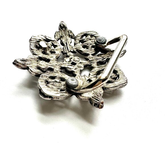 1pc 2.5 inches Vintage rhinestone belt buckle - Picture 3 of 6